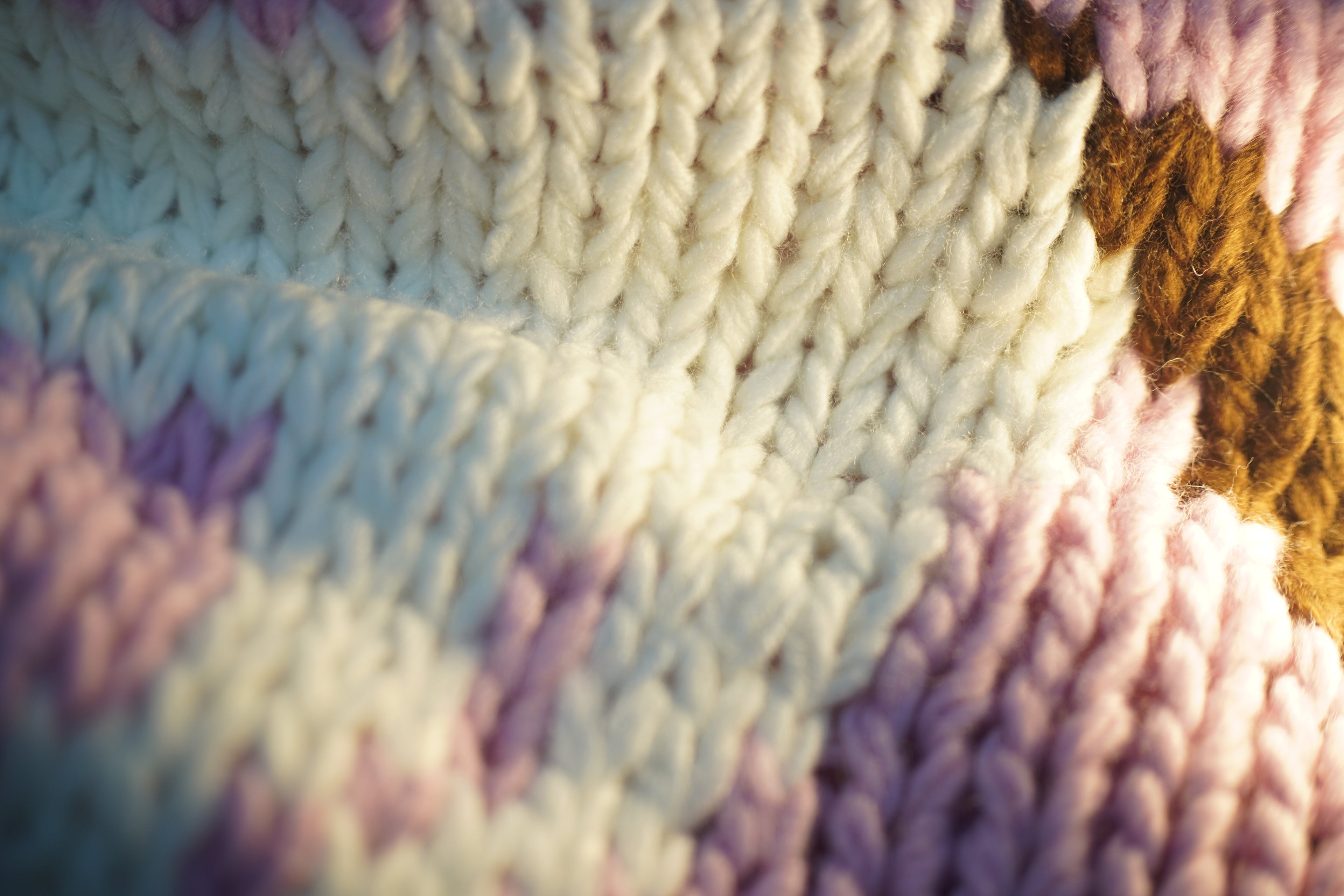 Handcrafted Pink Horse Intarsia Knit Vest — Chunky Cropped